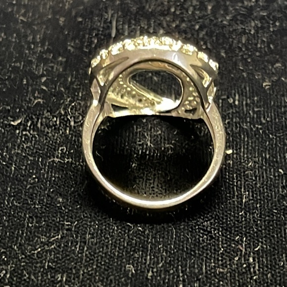 Sterling silver ring with cubic zirconia - Picture 4 of 8